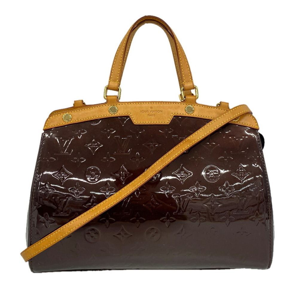 Louis Vuitton Vernis MM Handbag M91619 Amarante 2-way bag for women P3666237